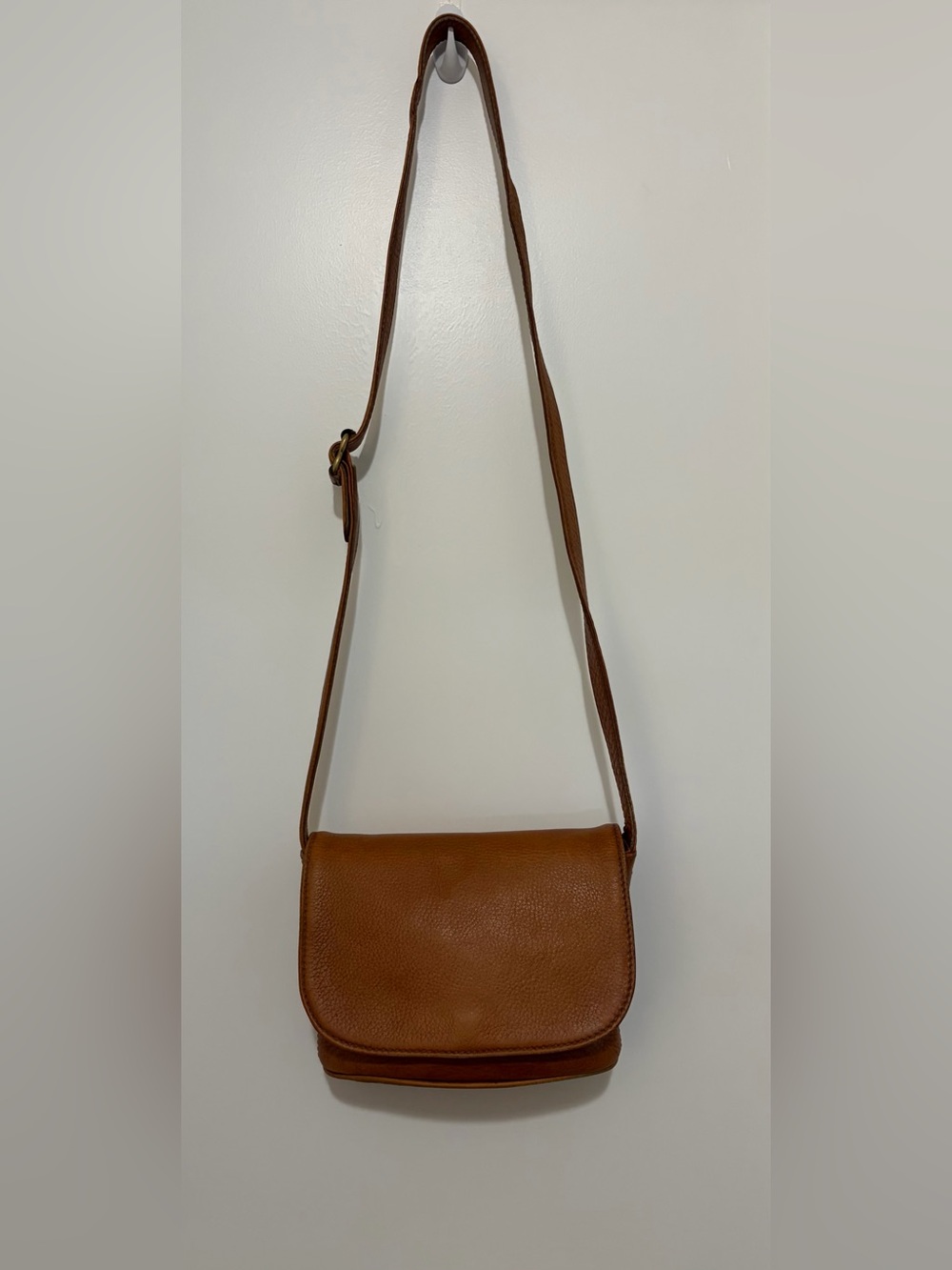 Vintage Coach Sonoma Flap Bag (#4919) Brown Leather Crossbody Bag